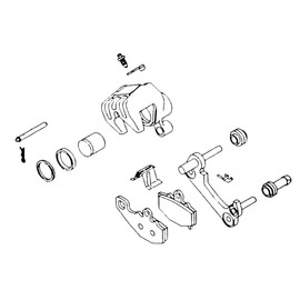 K&L Supply Brake Caliper Rebuild Kit 32-1203