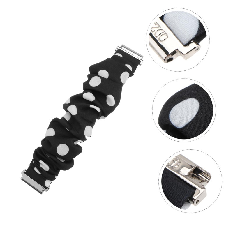 TEHAUX 1 PC Chic Scrunchie Watchband for Stylish Elastic Smartwatch