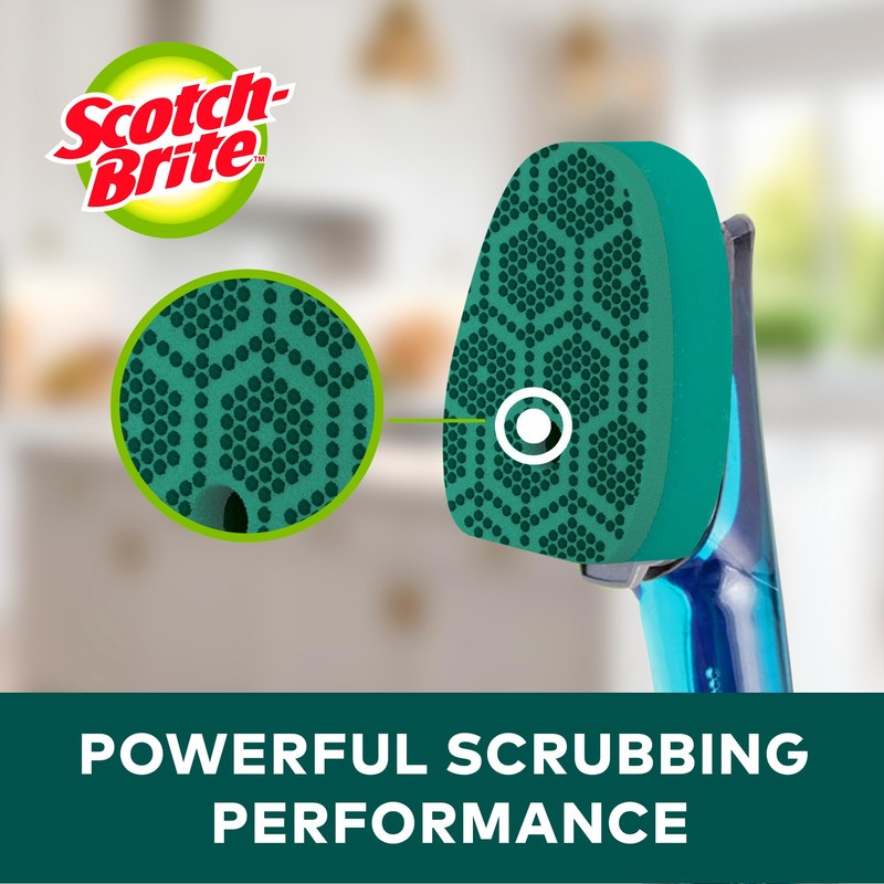 Scotch-Brite Advanced Soap Control Heavy Duty Dishwand Full Kit with