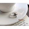 Unbranded Lovely Cute 925 Sterling Silver Mushroom Ring
