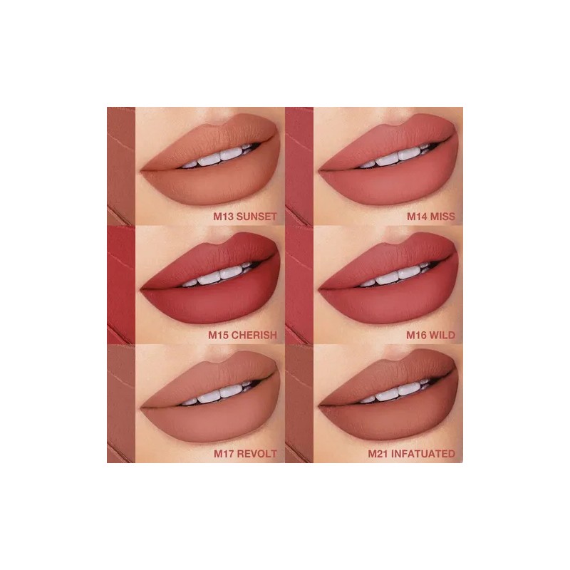 O.two.o 2pcs Labiales Larga Duracion Labiales Maquillaje
