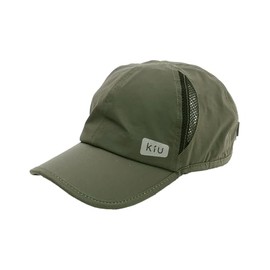KiU K519-906 Quick Dry Cap, 2ND Hat, UV Protection, Water Repellent, Can be Used in Sunny or Rainy Weather, Lightweight, Absorbent, Quick Drying, Breathable, Reflective, Running, Heatstroke