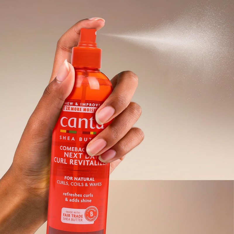 Cantu Comeback Curl Next Day Curl Revitalizer, 12 Fluid Ounce