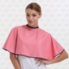 Hair Salon Dry Perm Gown Shoulder Cape Pink