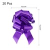MECCANIXITY 20pcs 4 Inch Metallic Large Big Pull Bow Gift