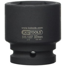 KS Tools 515.1337 Hexagon impact socket, short, 3/4", 37mm