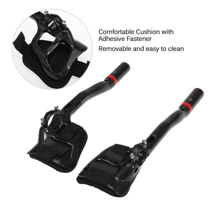 31.8mm Carbon Fiber Bicycle TT Handlebar Cycle Aero Bars Rest