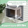 Memrita Window Air Conditioner Bracket, Universal Window AC Support Bracket,