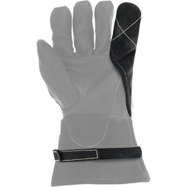 Mechanix Wear: X-Finger TIG Welding Heat Barrier - Extra Protection for Small Finger, Durahide Boar Leather, CarbonX Heat/Flame Resistant Fabric Rated to 2000F, DuPont Kevlar Stitching