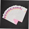 FOMIYES 10pcs False Eyelashes Storage Cards Lash Glue Cards for