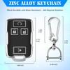 QBUC for Chevy Key Fob Cover with Keychain Soft TPU
