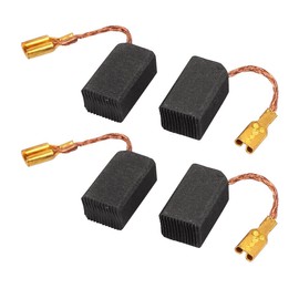 Sourcingmap 2 Pairs Electric Drill Motor Rotary Power Tool Carbon Brush 6 x 8 x 14mm Black