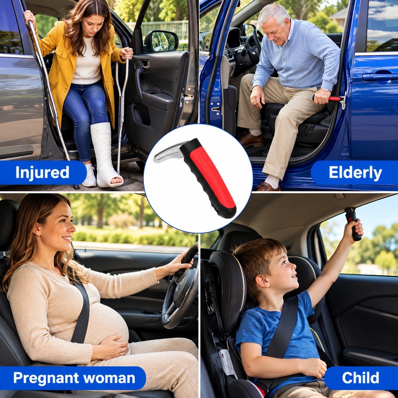 Elderly Car Door Assist Handle for Easy Vehicle Entry and