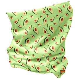 Kids Avocado Multifunctional Snood Headwear Hat (Green, One Size)