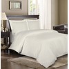 Royal Hotel Stripe Ivory 3pc King/California-King Comforter Cover (Duvet Cover