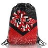 Cheer Drawstring Backpack Cheerleading Drawstring Gym Bag Cheerleader Gifts for