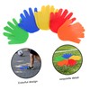 BIUDECO 5Pairs Compact Classroom Carpet Markers Spot Markers for Training