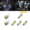 Xotic Tech 6pcs High Power 6000K White LED Interior Dome