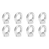 8pcs Eye Nuts, Stainless Steel Outdoor Lifting Tools, Loop Nut