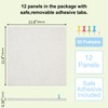 Large Cork Board Felt Wall Tiles, 47"x35" 12 Pack Felt