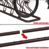 SIMPLE HOUSEWARE 5 Bike Bicycle Floor Parking Adjustable Storage Stand,