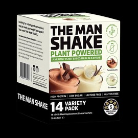 The Man Shake Plant Powered Variety 56g x 14 Pack