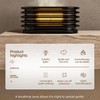KISSWILL Aroma Diffuser, 120ml Ultrasonic Essential Oils Diffusers with Cool