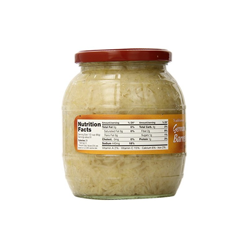 Gundelsheim Barrel Sauerkraut Vegetable Relish, 28.5 Ounce