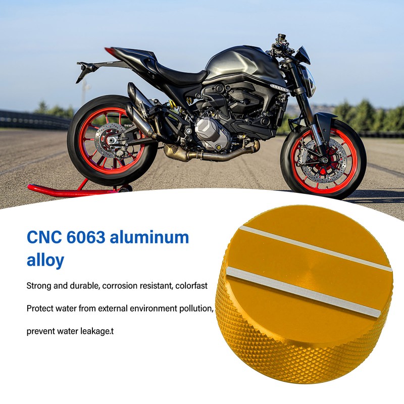 Motorcycle Radiator Water Tank Cap Aluminum Alloy Coolant Tank Cap