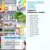 Kojem 240534701 240534901 Replacement Refrigerator Door Shelf Rail Compatible with