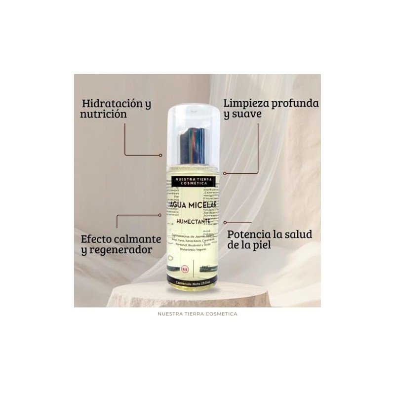 Agua Micelar Humectante con Jazmin y Arroz 150ml