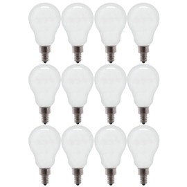 GE LED Light Bulbs, 60 Watt, Soft White, A15 Ceiling Fan Bulbs, Frosted, Small Base (2 Pack)