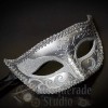 Unbranded Couples Silver Charming and Silver Luxury Costume Party Masquerade