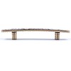 JETLAND Bridged Drawer Cabinet Pulls, 6-Pack Antique Brass 3" Hole