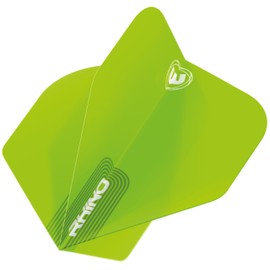WINMAU Rhino Extra Thick Dart Flights - 10 sets per pack (30 flights in total) (Green)