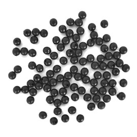 Vesaneae 100 PCS Fishing Rubber Beads, 5mm PE Rubber Beads, Carp Fishing Tackle Fishing Accessories for Sea Fishing Freshwater Saltwater