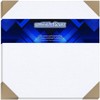 50 Bright White Linen 80# Cover Paper Sheets - 12X12