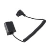 FocusFoto D-Tap to DMW-BLK22/DMW-DCC17 Decoded Dummy Battery Power Adapter Cable