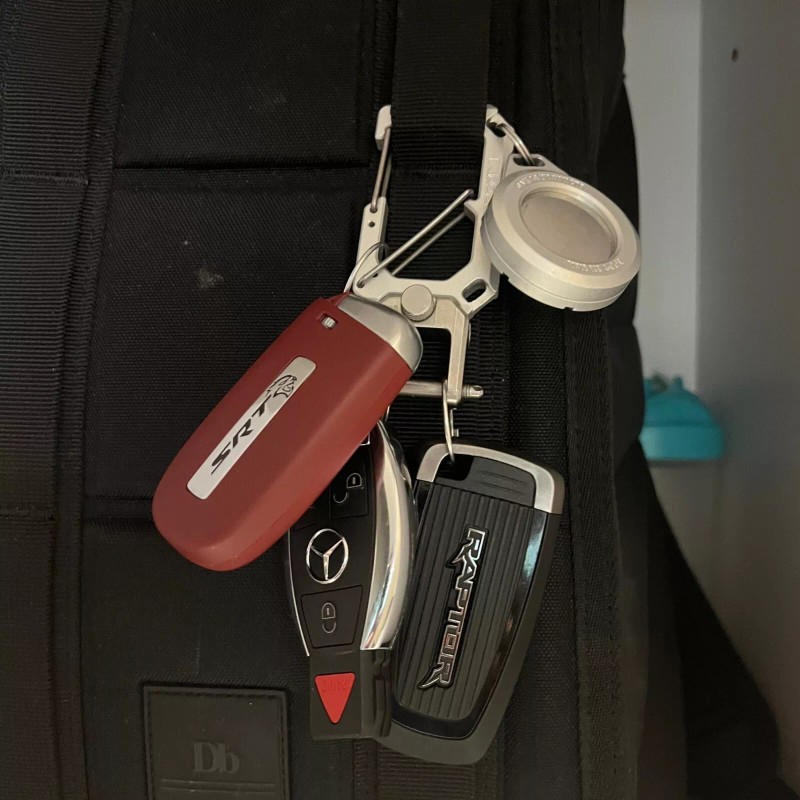 SRT RED KEY FOB HELLCAT 5 BUTTON WITH LOGO RED