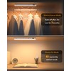 WILLED 3000K Closet Lights Motion Sensored, Battery Display, 60 LED