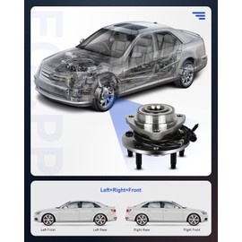 ECCPP Replacement For Front Wheel Hub Bearing For chevy Blazer S10 For GMC Jimmy 4WD 4x4 AWD w/ABS 513124