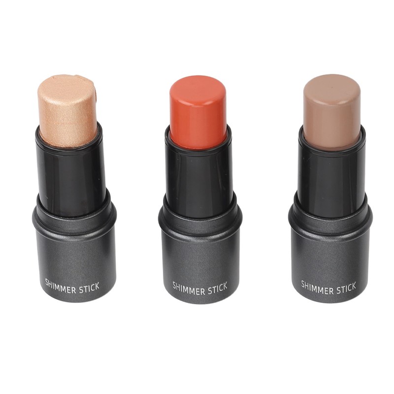 3pcs Highlight Blush Contour Stick Professional Cream Blush Stick for