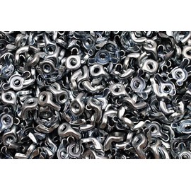 (250) Stamped Steel 5/16-18 Coarse Thread Type D Wing Nuts Zinc Plated Nut
