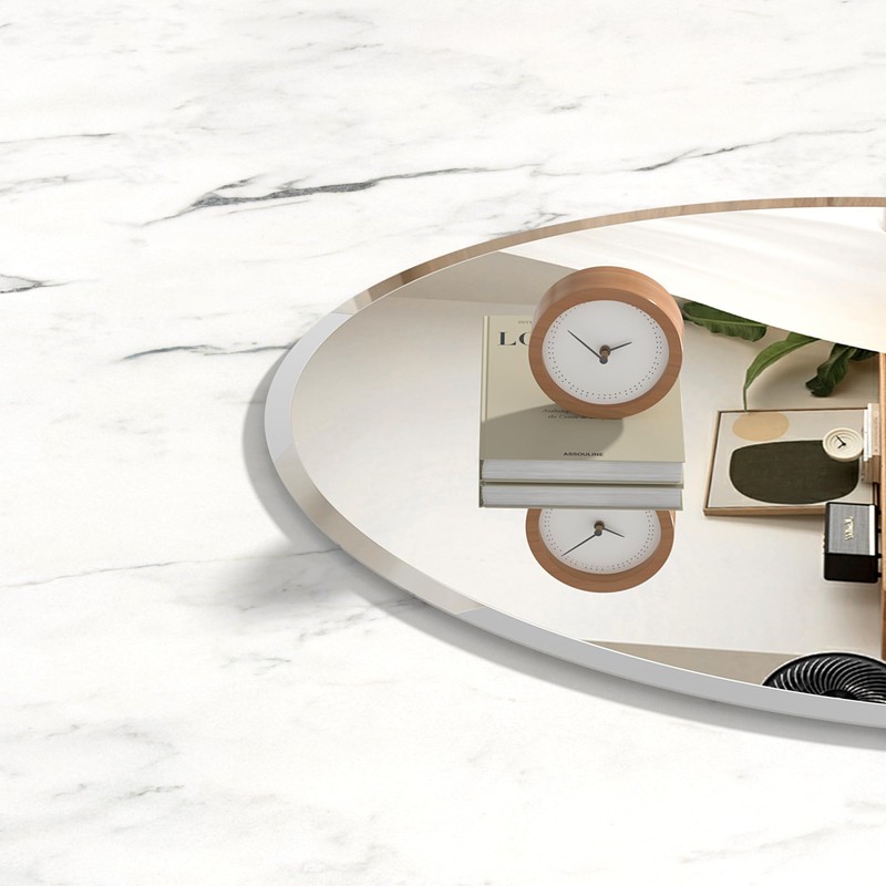 Oval Bathroom Mirror, 28X40 inch Oval Frameless Mirror, Frameless Mirrors