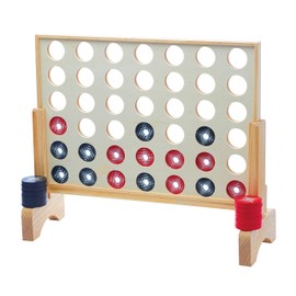 Franklin Sports Giant 4 in a Row Outdoor Game Set - Perfect Jumbo Backyard + Beach Game for Kids + Adults - Large 4 in a Row Full Set