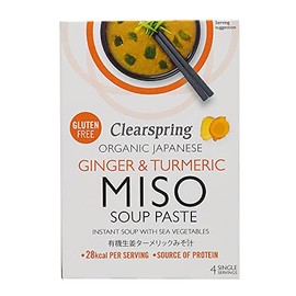 CLEARSPRING Ginger Turmeric Miso Soup Paste & Sea Veg
