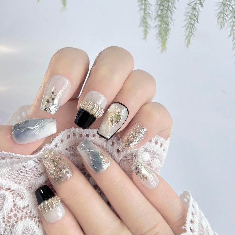 Nail Tips, Press on Nail, Set of 10, Handmade Nail