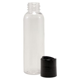 2 fl oz Clear Plastic Bottle with Dispenser Lid (12 Pack)