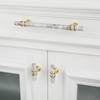 Rergy Cabinet Handles Marble Drawer Pulls and Knobs, 10Pack White
