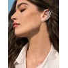 Sparkling Butterfly Ear Cuff for Women No Piercing Clip On